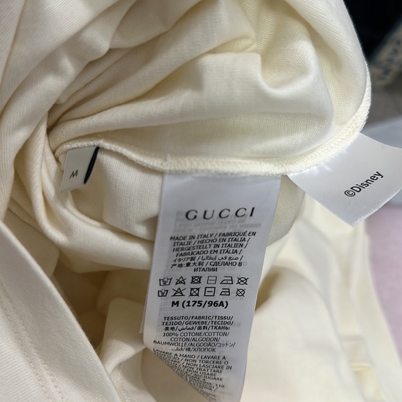 Gucci x Disney Mickey Mouse Unisex T-shirt Size M - Picture 12 of 12